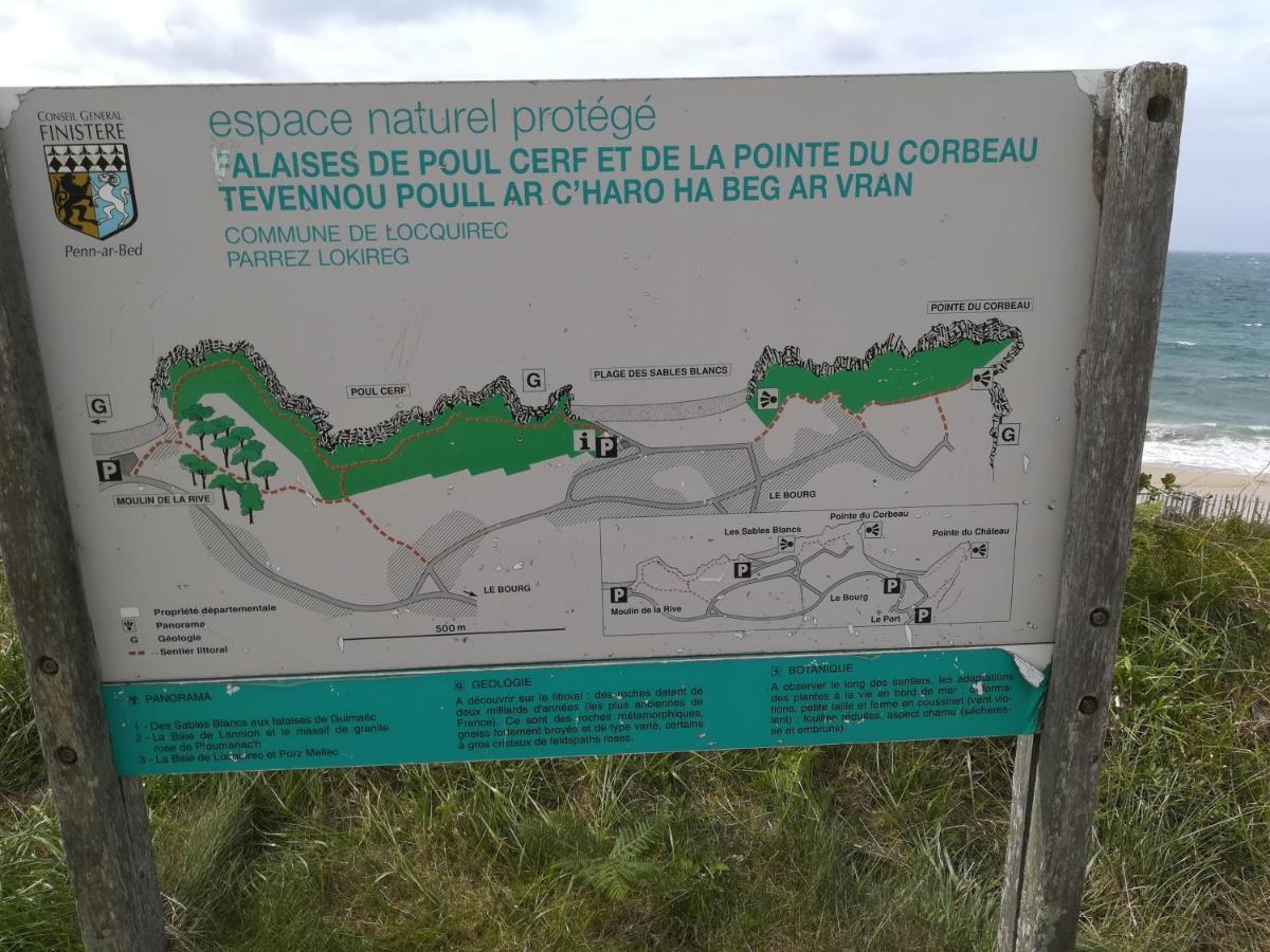 Ty Kerluz Villa Locquirec Kültér fotó